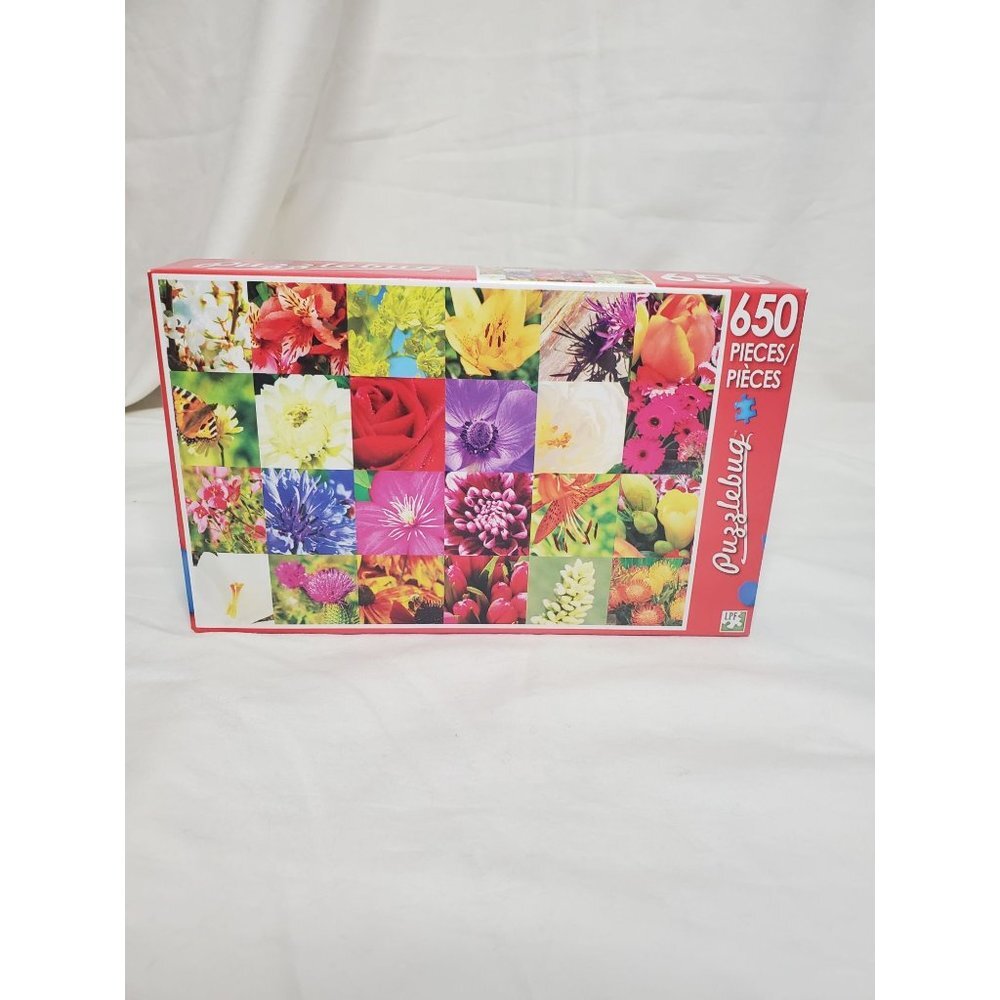 NIB Summer Flower Collage Puzzle 650 PCS